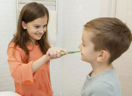 Tooth Brushing Education in Children